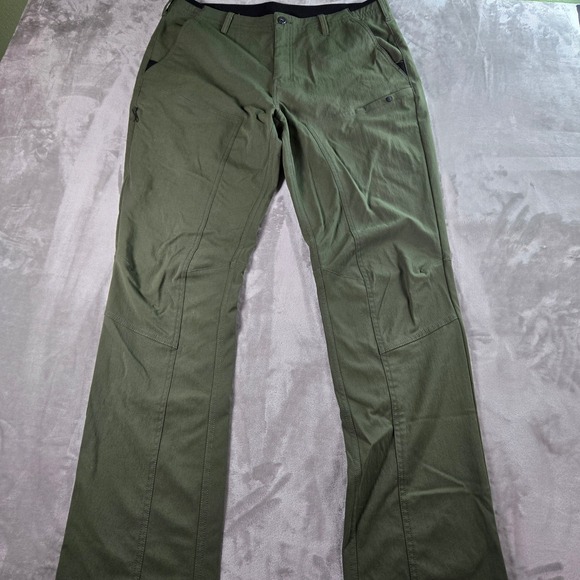 Mountain Hardwear Green AP 5 Technical Pants Mens 38 Outdoor Hiking Utility - Picture 1 of 12